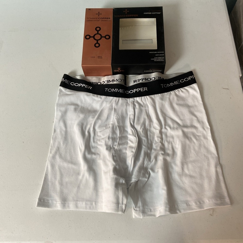 Tommie Copper Men's Boxer Brief Medium‎ White 1212MR